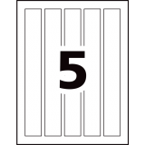 Avery® Print-to-the-Edge Wraparound Labels 9-3/4" x 1-1/4" White 40/pkg