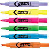Avery® HI-LITER® Chisel Tip Fluorescent Blue 12/box