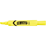 Avery® HI-LITER® Chisel Tip Fluorescent Yellow 12/box