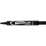 Avery® Marks-A-Lot® Permanent Markers Chisel Tip Black 12/box
