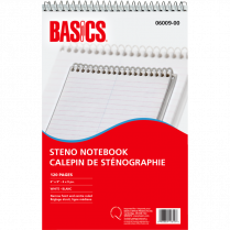 Basics® Steno Notebook 6" x 9" 120 pages