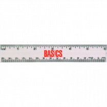 Basics® Flexible Transparent Ruler 6"