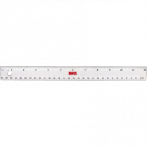 Basics® Flexible Transparent Ruler 12"