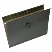 Basics® Coloured Hanging Folders Standard Green 25/box