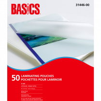 Basics® Laminating Pouches 5mil 9" x 11-1/2" Letter 50/pkg