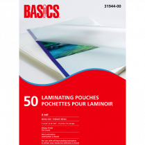 Basics® Laminating Pouches Menu Size 3mil 11-1/2" x 17-1/2" 50/pkg