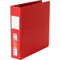 Basics® D-Ring Binder 2" Red