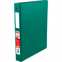 Basics® Round Ring Binder 1" Green