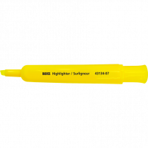 Basics® Canister Highlighters Chisel Tip Yellow 10/pkg