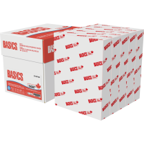 Basics® Premium Multipurpose Paper 96B 20lb 8-1/2" x 11" 'Junior Carton' 500 sheets per pkg, 5 pkg/ctn