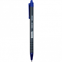 Basics® Retractable Ball Point Pen Medium Blue 12/box