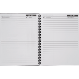 Basics® Weekly Diary Flexible Cover 11" x 8-1/2" Bilingual Black