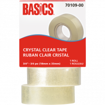 Basics® Crystal Clear Tape Refill 3/4" (18mm x 33m)
