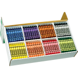 Crayola® Large Washable Crayons Assorted Colours 400/cse