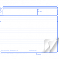 Blueline® Inter-Office Memo 3-part 8-1/2x8" Bilingual 250/pkg