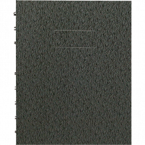 Blueline® NotePro™ Notebook Ostrich 9-1/4x7-1/4" Ruled 192pgs Black