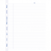 Blueline® MiracleBind Ruled Refill Sheets 9-1/4" x 7-1/4" 100 pages/pkg