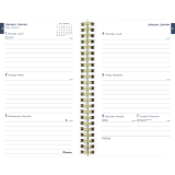 Blueline® Succulent Plant Weekly/Monthly Planner 8" x 5" Bilingual