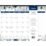 Blueline® Gold Detail Monthly Desk Pad 22" x 17" Bilingual
