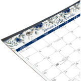 Blueline® Gold Detail Monthly Desk Pad 22" x 17" Bilingual