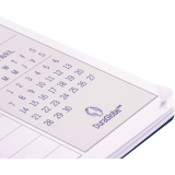 Blueline® DuraGlobe™ Monthly Planner Joyful 8-7/8" x 7-1/8" Bilingual Red