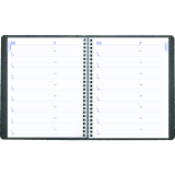 Blueline® Net Zero Carbon™ Monthly Planners 9-1/4" x 7-1/4" Bilingual Black