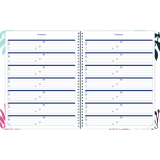 Blueline® Watercolour Weekly/Monthly Planner 11" x 8-1/2" Bilingual Floral