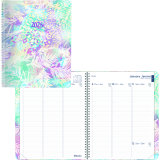 Blueline® Watercolour Weekly/Monthly Planner 11" x 8-1/2" Bilingual Floral