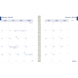 Blueline® Succulent Plant Weekly/Monthly Planner 11" x 8-1/2" Bilingual