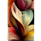 Blueline® Academic Weekly/Monthly Planner 8" x 5" Bilingual Multicolour Tropical Flower