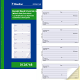 Blueline® Receipt Book 2-Part 140 sets Bilingual