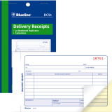Blueline® Delivery Receipts 2-part 4-1/4x7" English