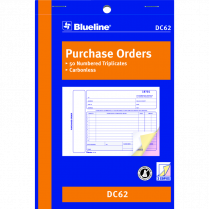 Blueline® Purchase Orders 3-part 5-3/8x8" English