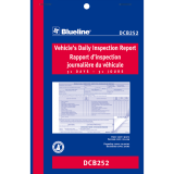 Blueline® Vehicle Daily Inspection Book 2 Part 31 sets 5-3/8" x 8"
