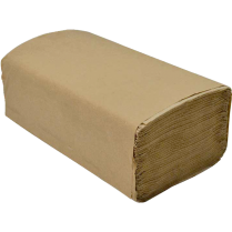 Dura Plus® Diamond Hand Towels Single Fold Kraft 250 sheets/pkg 16 pkg/ctn