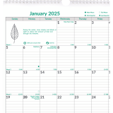 Brownline® EcoLogix® Monthly Wall Calendar 12" x 17" English