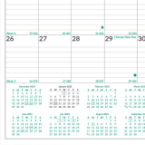Brownline® EcoLogix® Monthly Wall Calendar 12" x 17" English