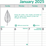 Brownline® EcoLogix® Monthly Wall Calendar 12" x 17" English