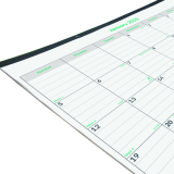 Brownline® Ecologix™ Monthly Desk Pad 22" x 17" English
