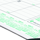 Brownline® Ecologix™ Monthly Desk Pad 22" x 17" English