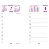 Brownline® Jumbo Calendar Pad Refill Daily 6" x 3-1/2" English