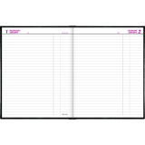 Brownline® Traditional Daily Hard Cover Bound Journal 10" x 7-7/8" Black English