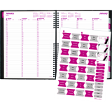 Brownline® CoilPro Weekly Diary 11x8-1/2" English Black