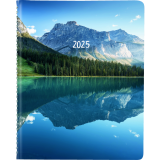 Brownline® Mountain Weekly Planner 11" x 8-1/2" English Blue