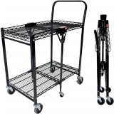 Bostitch® Stowaway™ Folding Cart Small Black