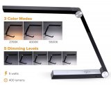 Bostitch Desk Lamp with Wireless Charger Black