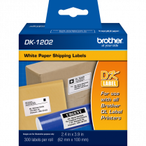 Brother® P-Touch® Die-Cut Shipping Labels 4x2-1/2" 300/box