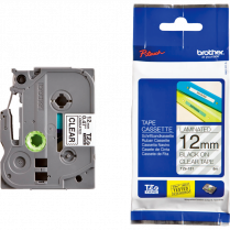Brother® P-Touch® TZ Tape 1/2" Black on Clear