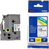 Brother® P-Touch® TZ Tape 3/4" Black on Clear