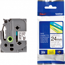 Brother® P-Touch® TZ Tape 1" Black on Clear